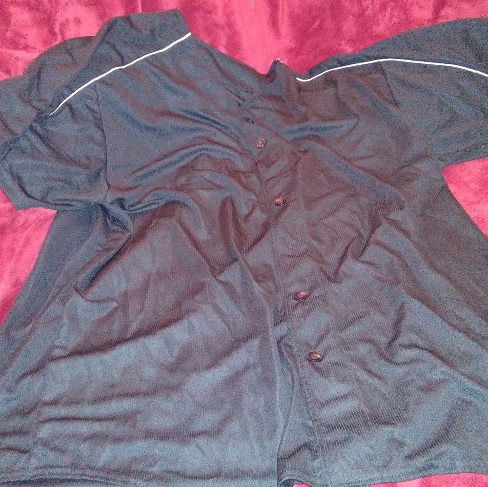 Augusta Sportswear Size 2XL Black Baseball Jersey